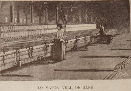 Màquines selfactines Vapor Vell